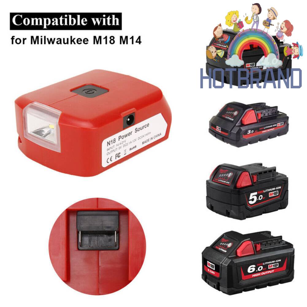 Dây Nguồn 12V 2A 18V Cho Milwaukee