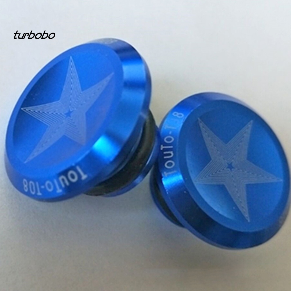 Set 2 Nút Gắn Tay Lái Xe Đạp Leo Núi Bằng Hợp Kim Nhôm Cao Cấp