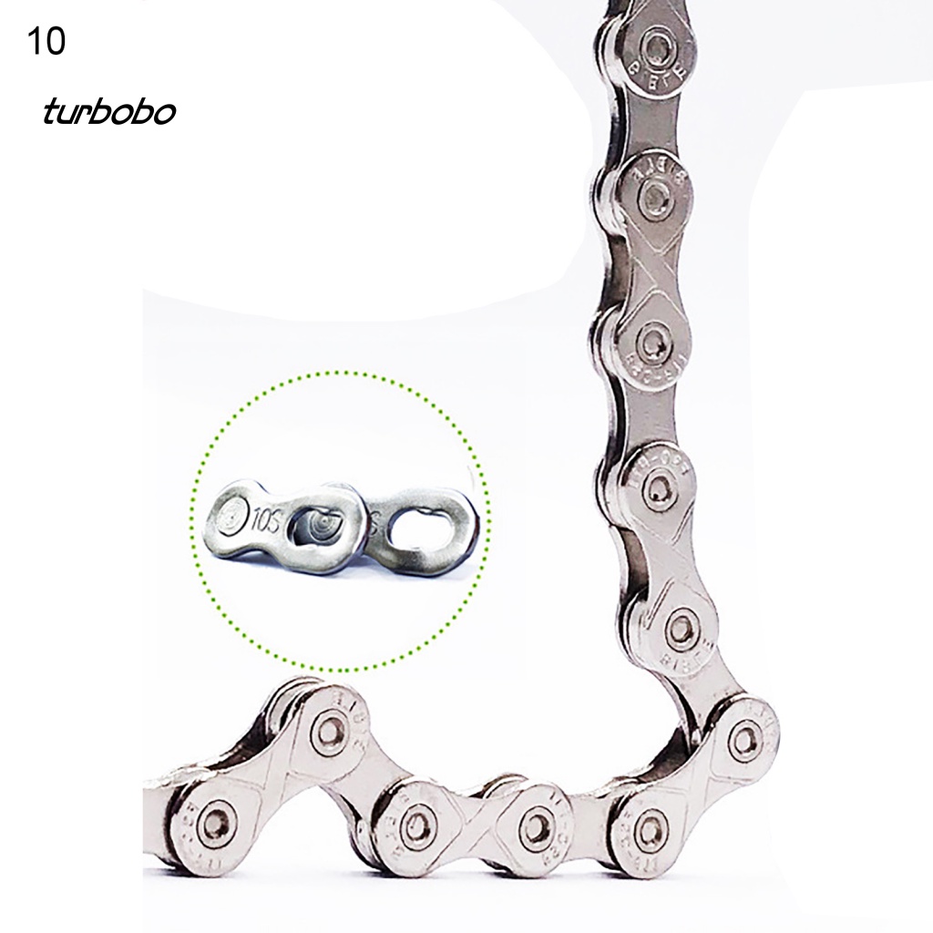 Turbobobo Dây Xích Xe Đạp Leo Núi Tốc Độ 9 / 10 / 11 Siêu Nhẹ 116 Mắt Xích