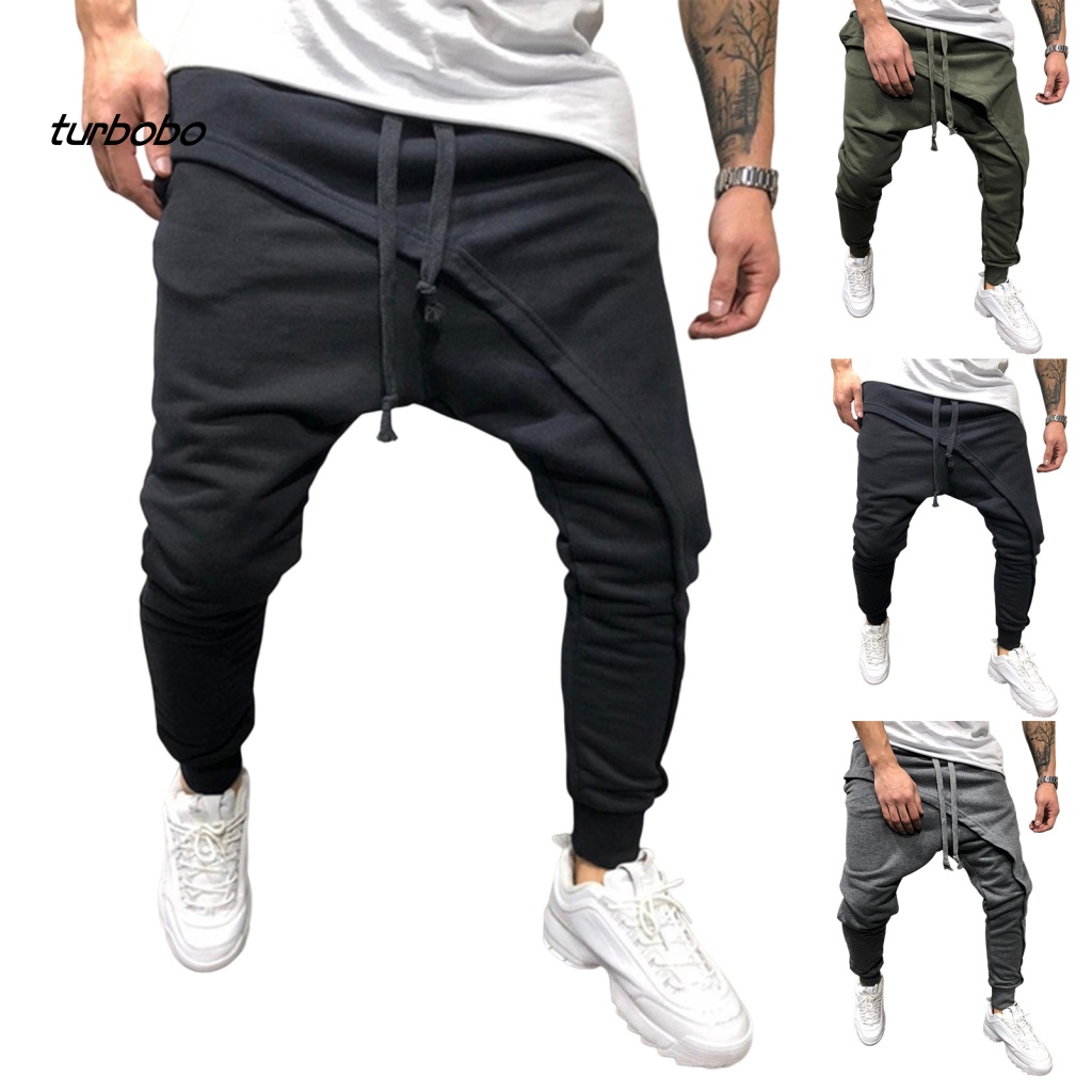 Quần Baggy Hai Lớp Màu Trơn Phong Cách Hip Hop Đường Phố Cho Nam