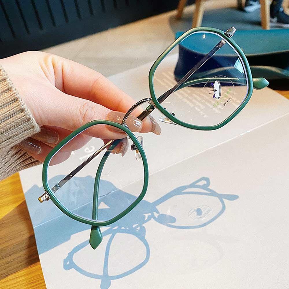 KENT1 Mắt Kính Gọng Tròn Bằng Kim Loại Siêu Nhẹ Chống Ánh Sáng Xanh Phong Cách Vintage