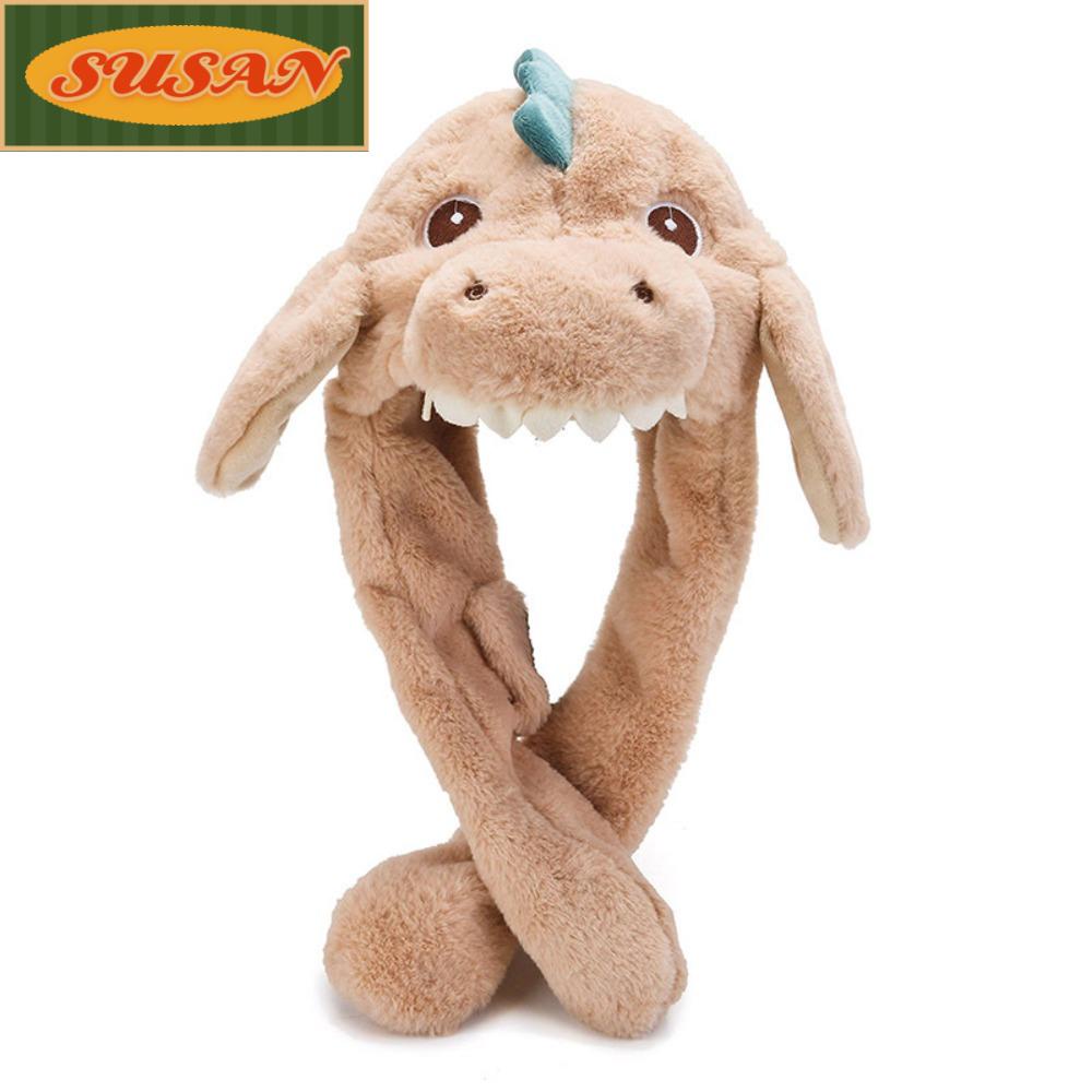 SUSANS Mũ Hình Khủng Long Bằng Nhung Dễ Thương Xinh Xắn