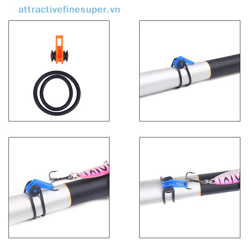 Set 10 Giá Đỡ Mồi Câu Cá Bằng Nhựa An Toàn Tiện Dụng