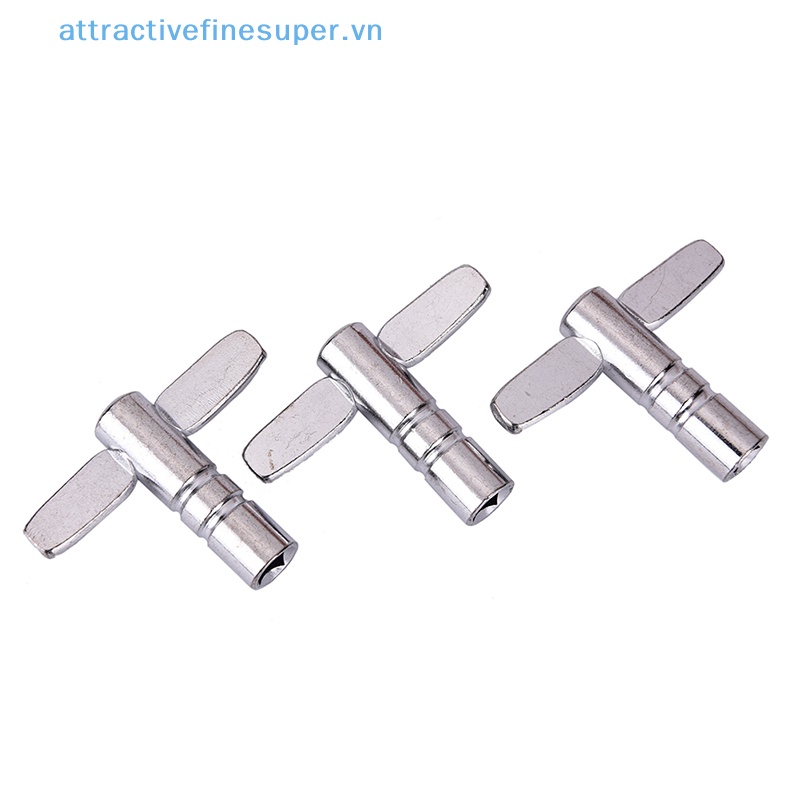 Set 3 Khóa Điều Chỉnh Tông Da Trống Bằng Kim Loại Bền Hình Vuông