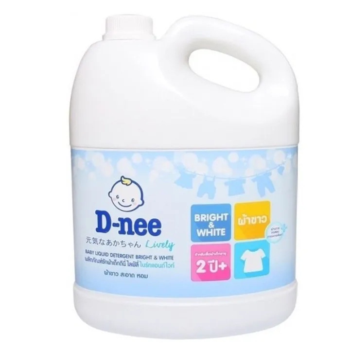Nước Giặt Dnee 3000Ml Thơm Dịu An Toàn Cho Bé - Nước Giặt Thái Hàng Chính Hãng Có Tem Đại Thịnh. HÀNG NHẬP KHẨU