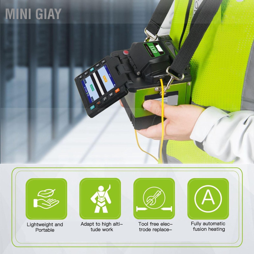 Bán nóng Máy cắt hàn sợi quang hoàn toàn tự động 100‑240V