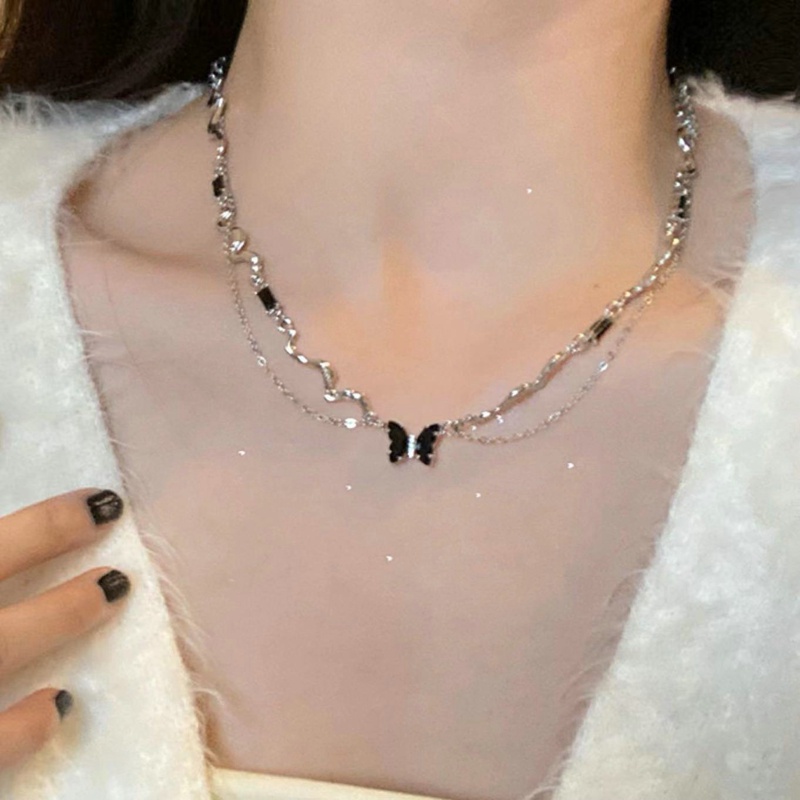 Vòng cổ Mạ Vàng 2K Mặt Hình Bướm Dễ Thương