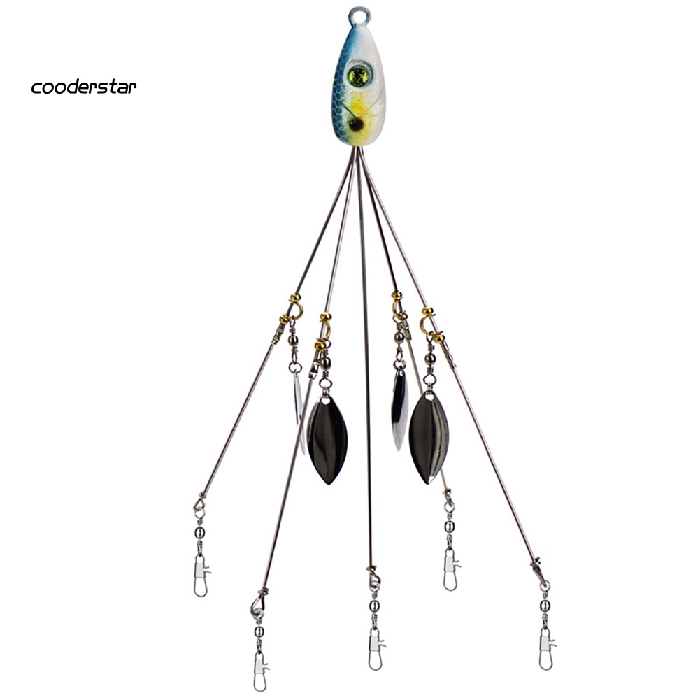 Mồi Giả Nhử Cá 5 Khúc 18g Gắn Kèm Dù Gắn Kèm Móc Câu Tiện Dụng