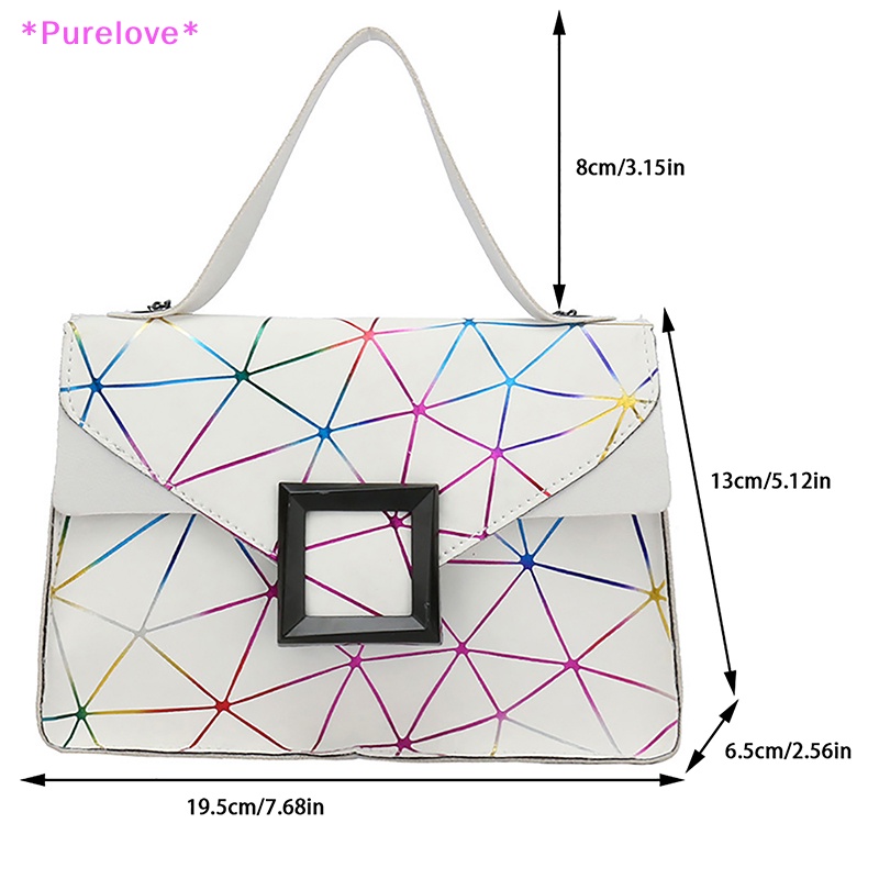 Túi Đeo Chéo Da PU Trong Suốt Thời Trang Dành Cho Nữ Mới