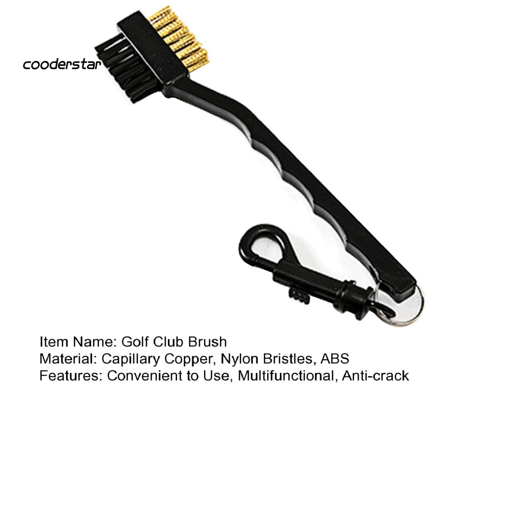 Cọ Vệ Sinh Gậy Đánh Golf Bằng Nylon Hai Mặt Chống Trượt Đa Năng Tiện Dụng
