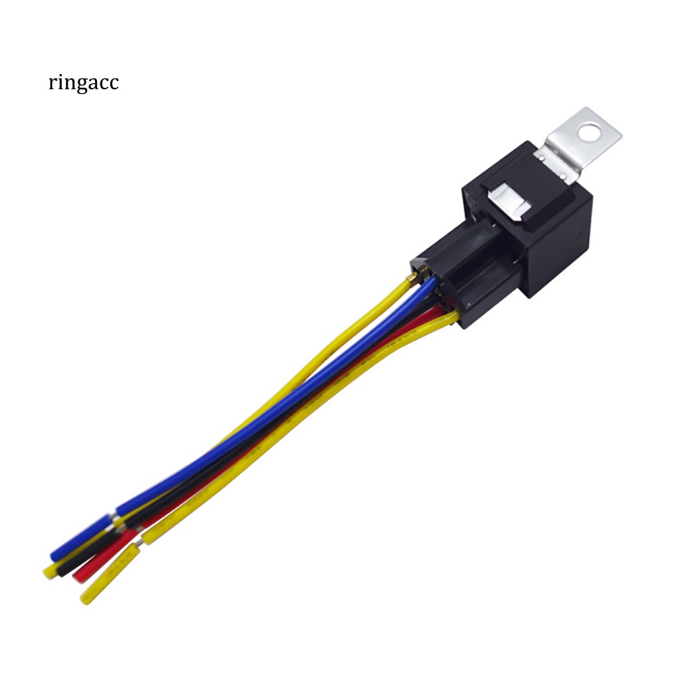 Rơ Le Ô Tô RGA DC 12V 5 Pin 5 Dây Với Ổ Cắm 30 / 40 Amp