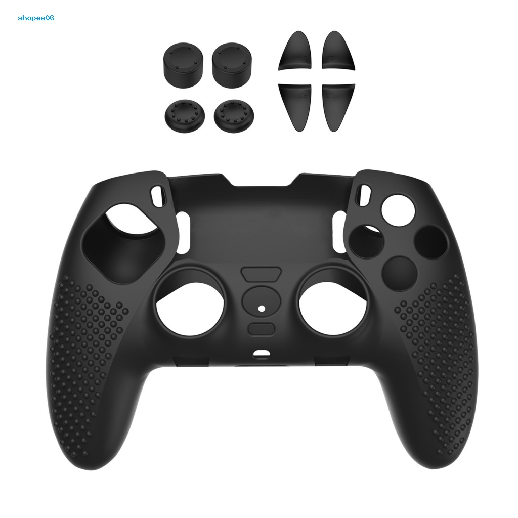 1 Set Vỏ Bọc Tay Cầm Chơi Game PS5 Họa Tiết Chấm Bi Chống Trượt Chống Trầy Xước