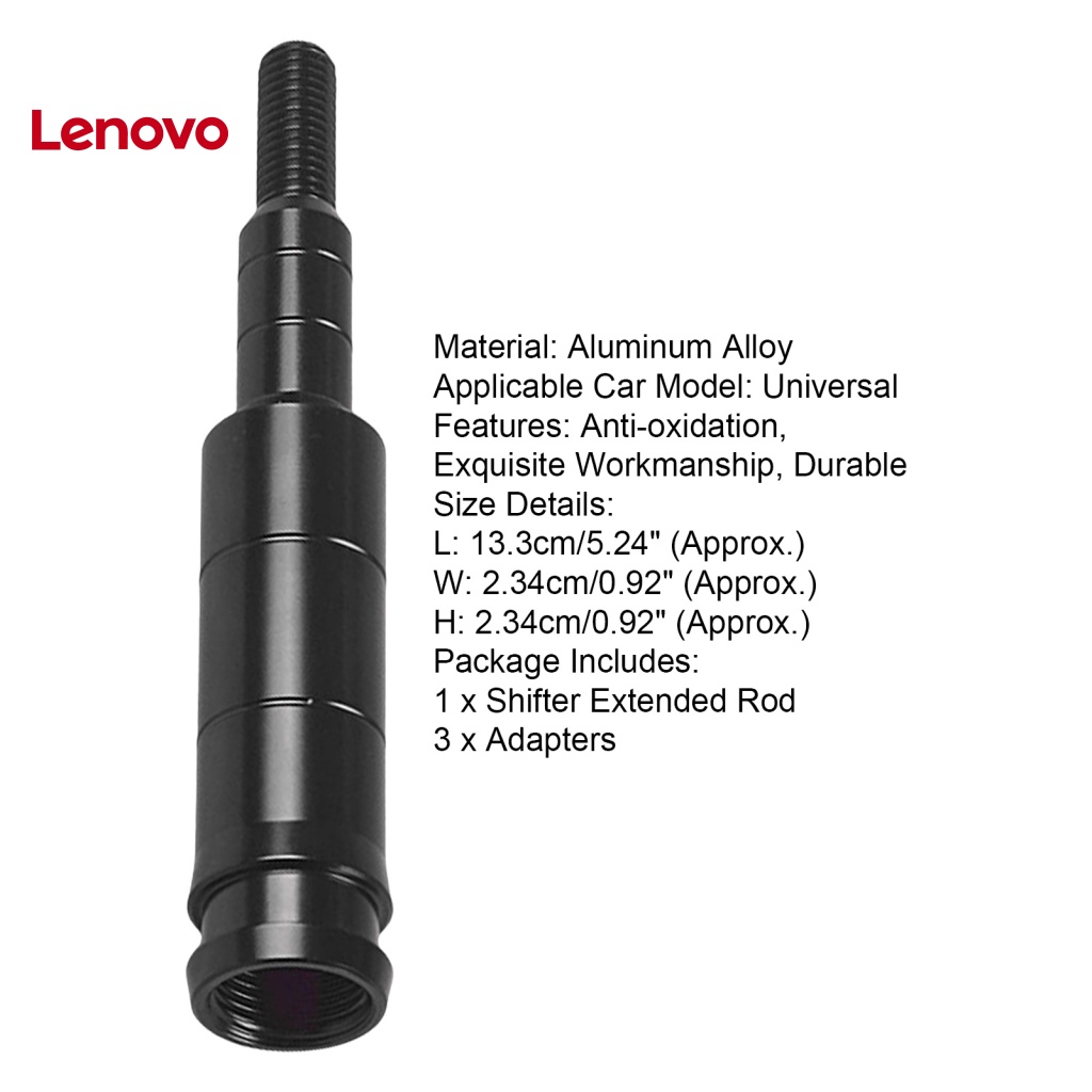 Thanh Nối Dài Cần Số Xe Hơi Bằng Hợp Kim Nhôm Chống Mòn Dễ Lắp Đặt Kèm Bộ Chuyển Đổi Chuyên Nghiệp