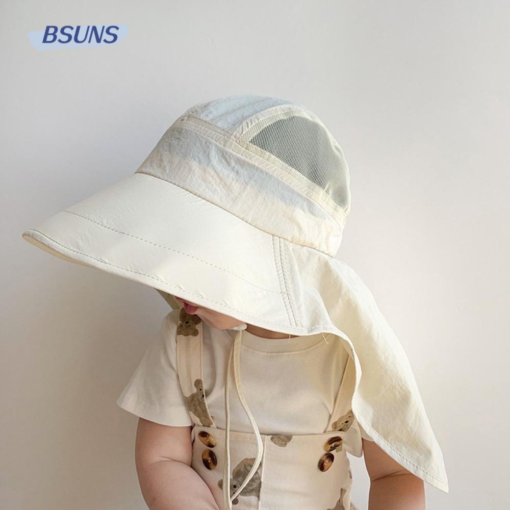 BSUNS Mũ Tai Bèo Chống Nắng Bằng Cotton Thoáng Khí Nhanh Khô Thời Trang Cho Bé Trai