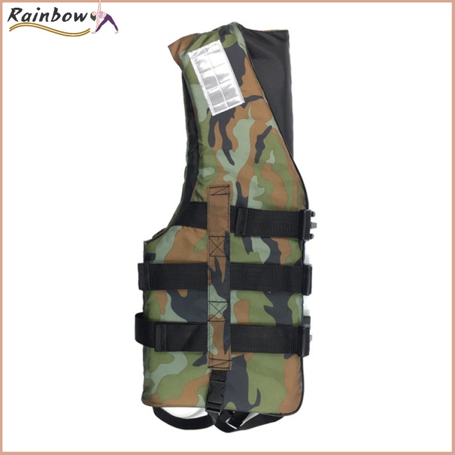 [COD] Áo Phao Cứu Sinh Họa Tiết Rằn Ri Trọng Lượng Nhẹ Có Thể Điều Chỉnh Và Gấp Lại Đ