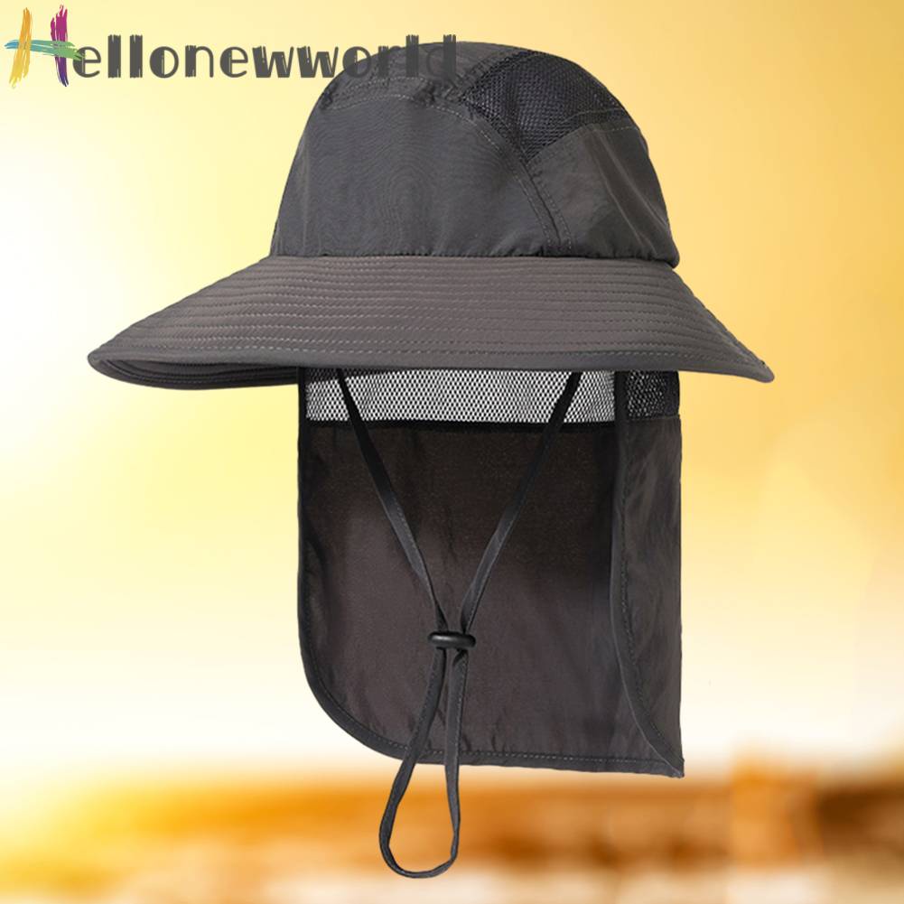 Mũ Boonie Thoáng Khí Chống Nắng Có Màn Che Dùng Khi Chạy Bộ Leo Núi Sự Bảo
