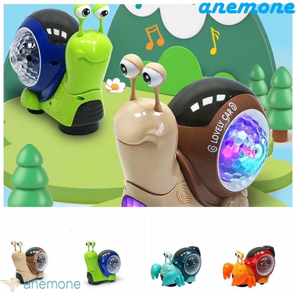 ANEMONE Đồ Chơi Chú Cua Nhảy Múa Có Đèn LED Và Nhạc Kiểu Hoạt Hình Dễ Thương Cho Bé