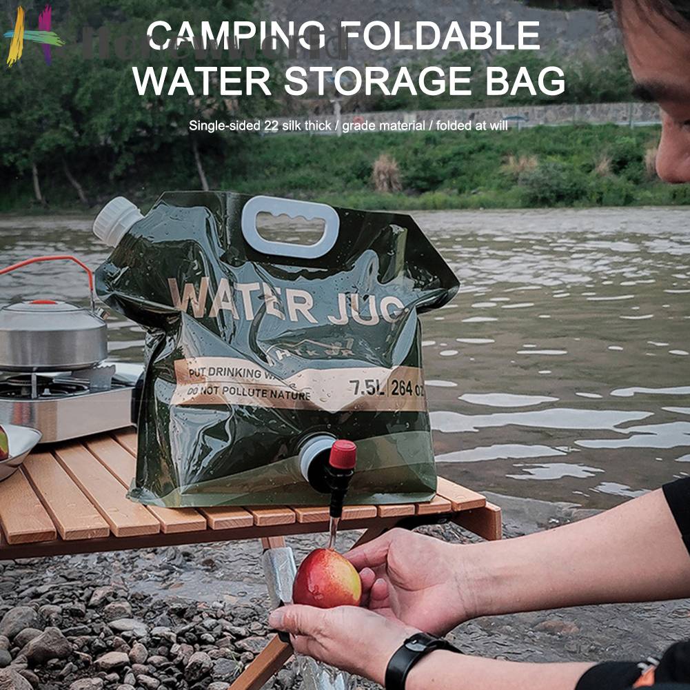Túi Đựng Nước 7.5L 7.5L Không Rò Rỉ Tiện Dụng Mang Theo Du Lịch Cắm Trại