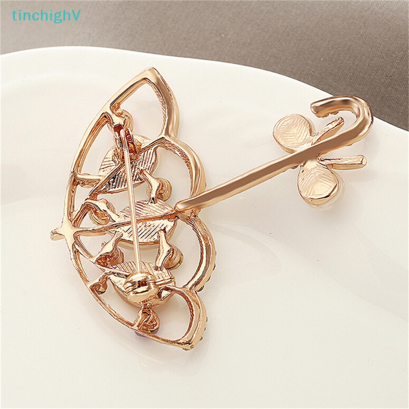 Ghim Cài Áo Đính Đá Opal Dễ Thương Cho Nữ