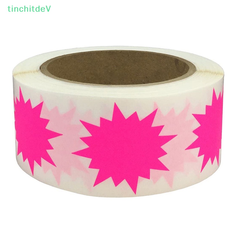 Cuộn 500 Nhãn Dán Đánh Dấu Mã Vạch Màu Sắc 1 Inch Tiện Dụng