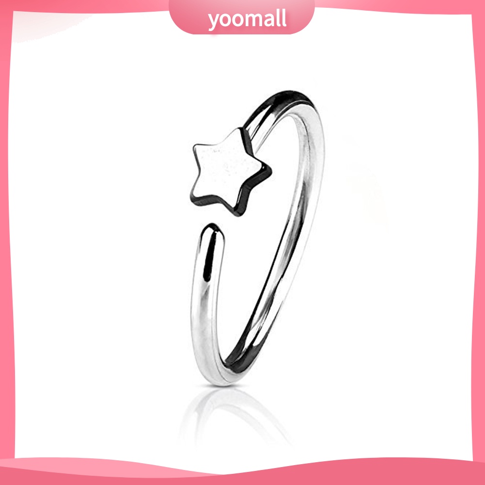 Khuyên Mũi Đính Đá Nhân Tạo Thời Trang Dành Cho Nam Và Nữ