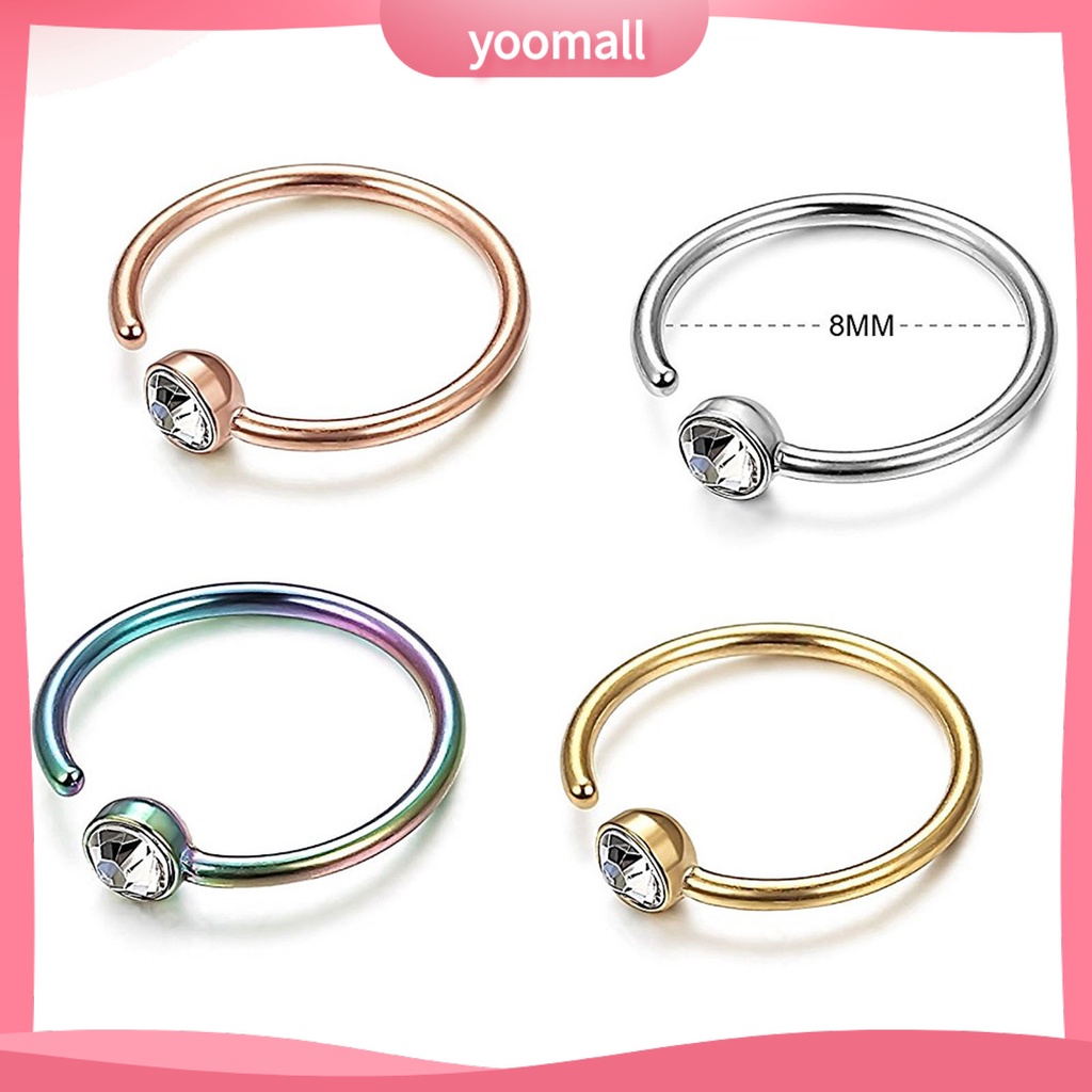 Khuyên Mũi Không Xỏ Thân Thiện Với Da Nhiều Màu Sắc Tùy Chọn