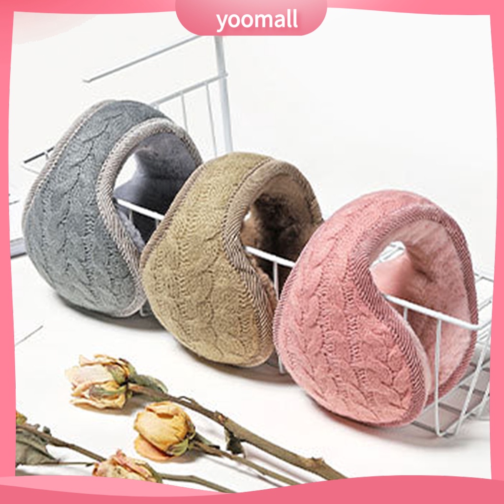 Chụp Tai Dệt Kim Dày Dặn Gọn Nhẹ Giữ Ấm Tai Có Thể Gập Gọn Cho Hoạt Động Ngoài Trời