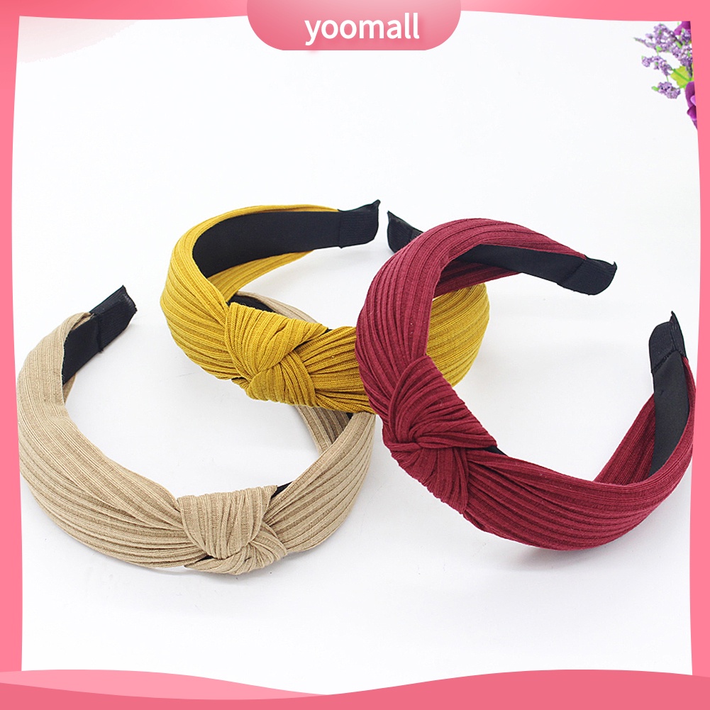 Cài Tóc Vải Mềm Thắt Nơ Xoắn Dành Cho Nữ