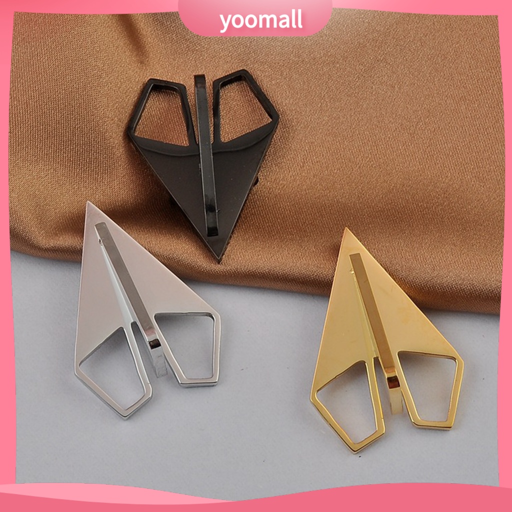 Ghim Cài Áo Bằng Thép Không Gỉ Mạ Điện Hình Máy Bay Nhỏ Đơn Giản Sang Trọng Cổ Điển Dành Cho Nam Nữ