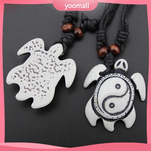 Vòng cổ Mặt Hình Rùa Âm Dương Phong Cách Retro