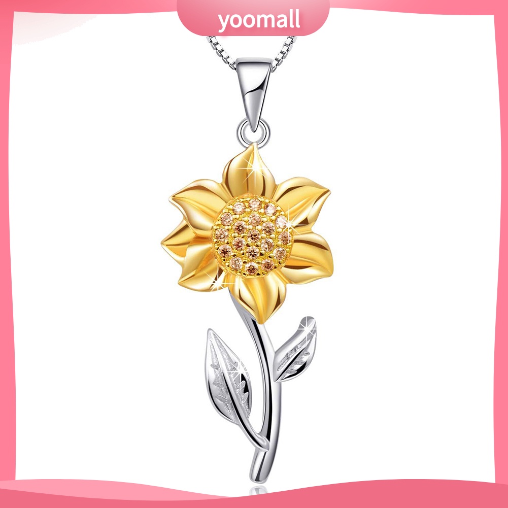 1 Vòng Cổ Choker Mặt Hoa Hướng Dương Thời Trang Cho Nữ