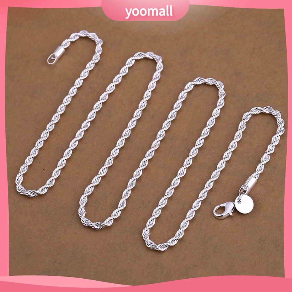 Vòng cổ Dạng Xoắn 18-30 inch Thời Trang Unisex