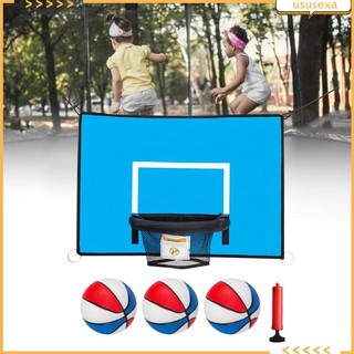 Mini Basketball Hoop for Trampoline Toy Easy to Assemble Basketball Training