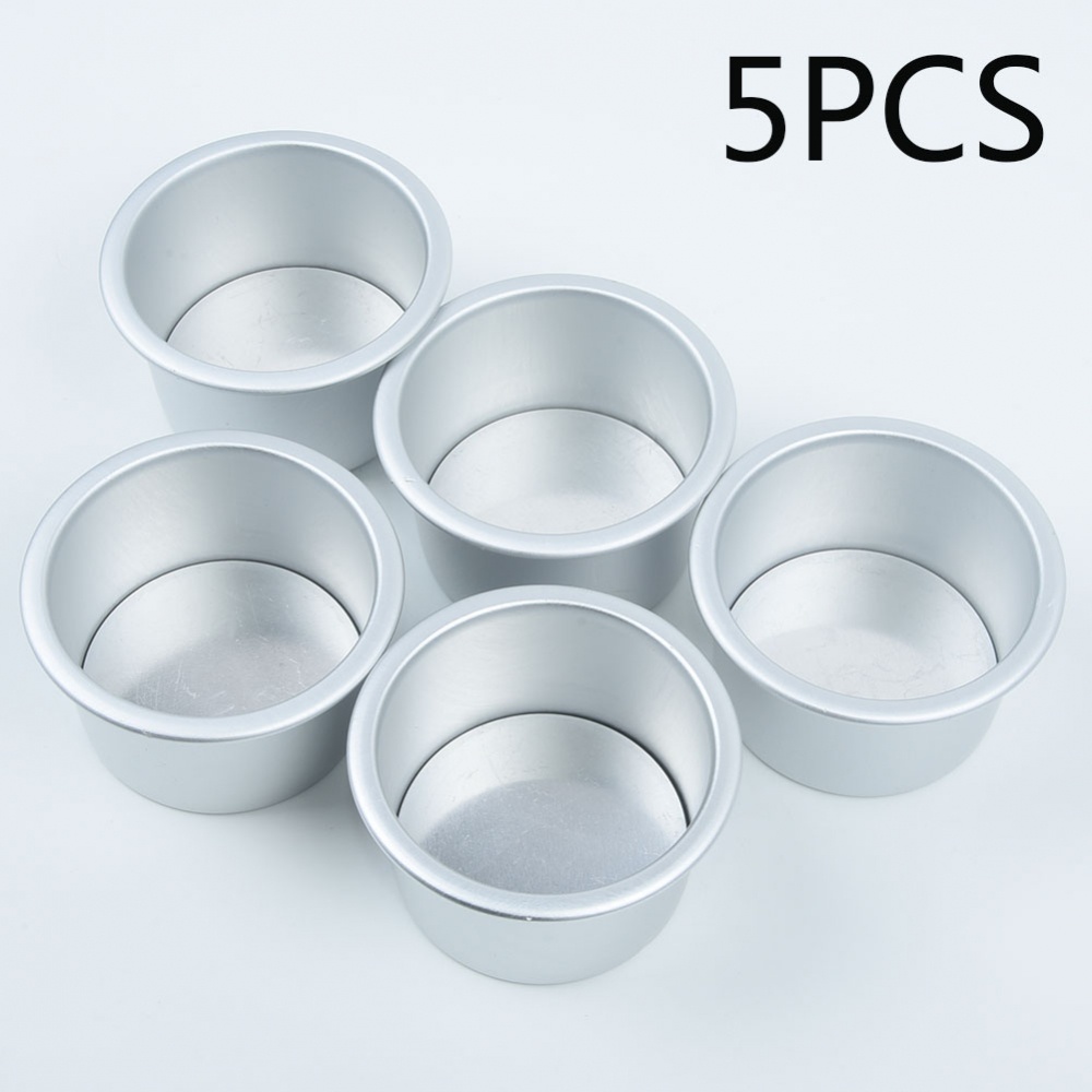 1 Bộ Khuôn Nướng Bánh MINI Chống Dính Màu Bạc Bằng Hợp Kim Nhôm Mới