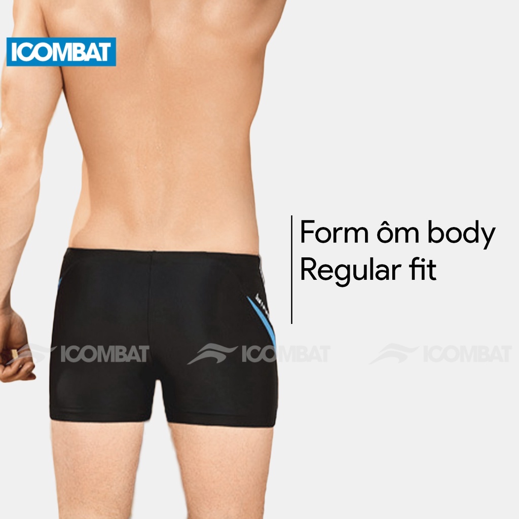 Quần bơi nam boxer ICOMBAT thiết kế thời trang cho nam