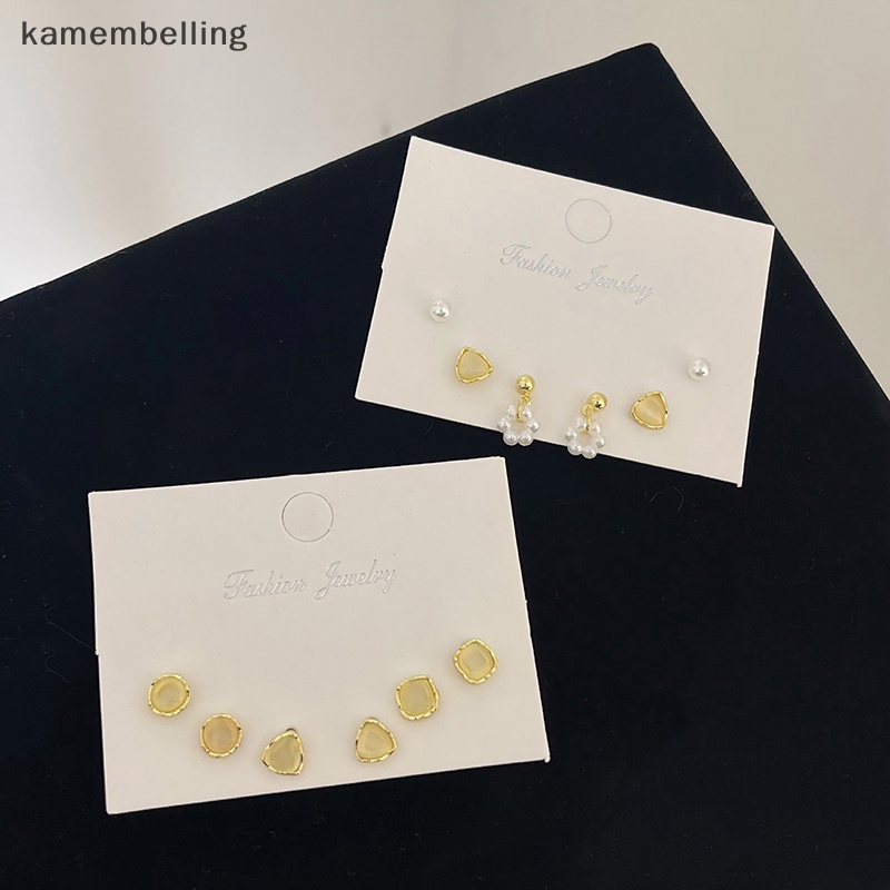 3 Đôi Bông Tai Thời Trang Nữ Tính