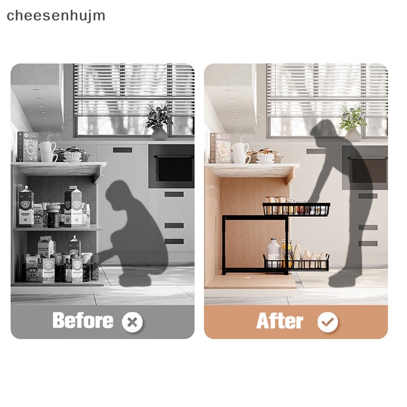 Giỏ Đựng Đồ Dùng Gắn Dưới Bồn Rửa Chén Bằng Kim Loại Tiện Dụng Cho Nhà Bếp / Nhà Tắm