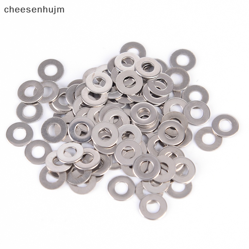 Bộ 100 Ốc Vít Và Vòng Đệm Bằng Thép Không Gỉ M3 M4 M5 M6 M8 M10