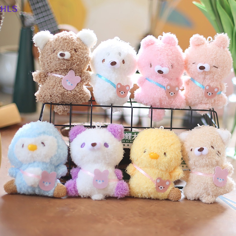 Móc Khóa Hình Chim Cánh Cụt Nhồi Bông Mềm Mại Đáng Yêu