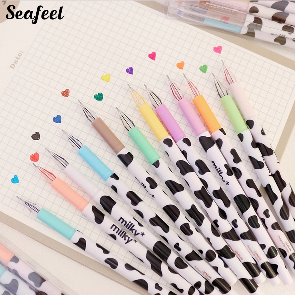 Set 10 Bút Mực 0.38mm Nhiều Màu Sắc Sáng Tạo