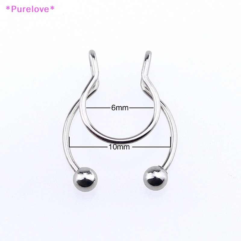 Khuyên Mũi Đính Đá Quý Không Cần Khoan Lỗ Mới