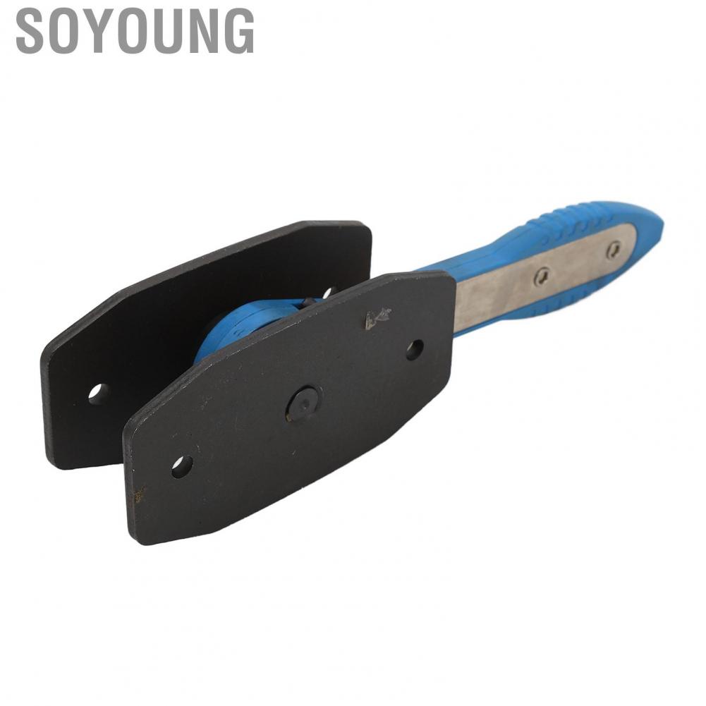Soyoung Brake Caliper Press Tool Ratchet Wrench Spreader Tools Blue with 2 Pairs Of Plates for Most Trucks Vehicles