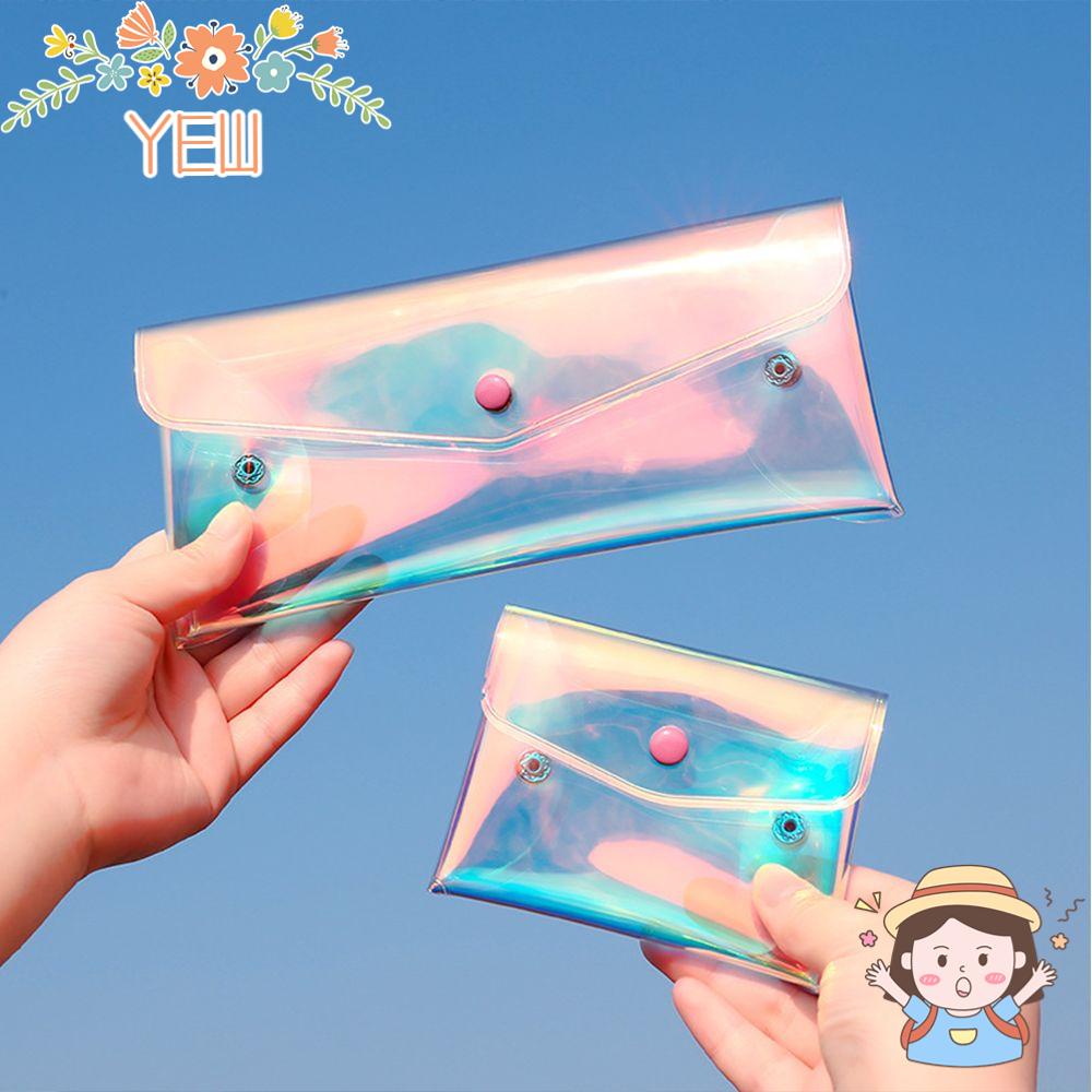 Túi Đựng Bút / Chìa Khóa / Tiền Xu Bằng PVC Trong Suốt Tiện Dụng