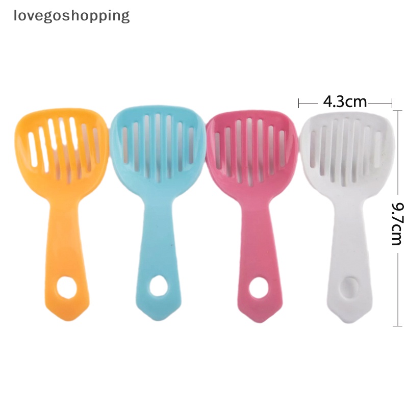 [lovegoshopping] Muỗng Xúc Đất Bằng Nhựa Màu Trơn Cho Chuột Hamster Nhỏ VN