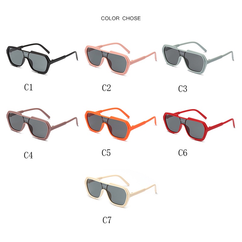Kính Mát Chống Tia UV Hình Vuông Thời Trang Hàn Quốc Cho Bé