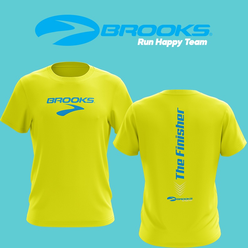 Brooks the finisher running outdoor t shirt