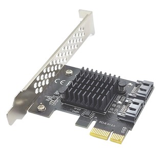 Chi a mining pcie sata pci-e adapter 2 cổng sata 3.0 6gbps bộ điều khiển pci express x1 sang sata 3 card mở rộng riser asmedia 1061