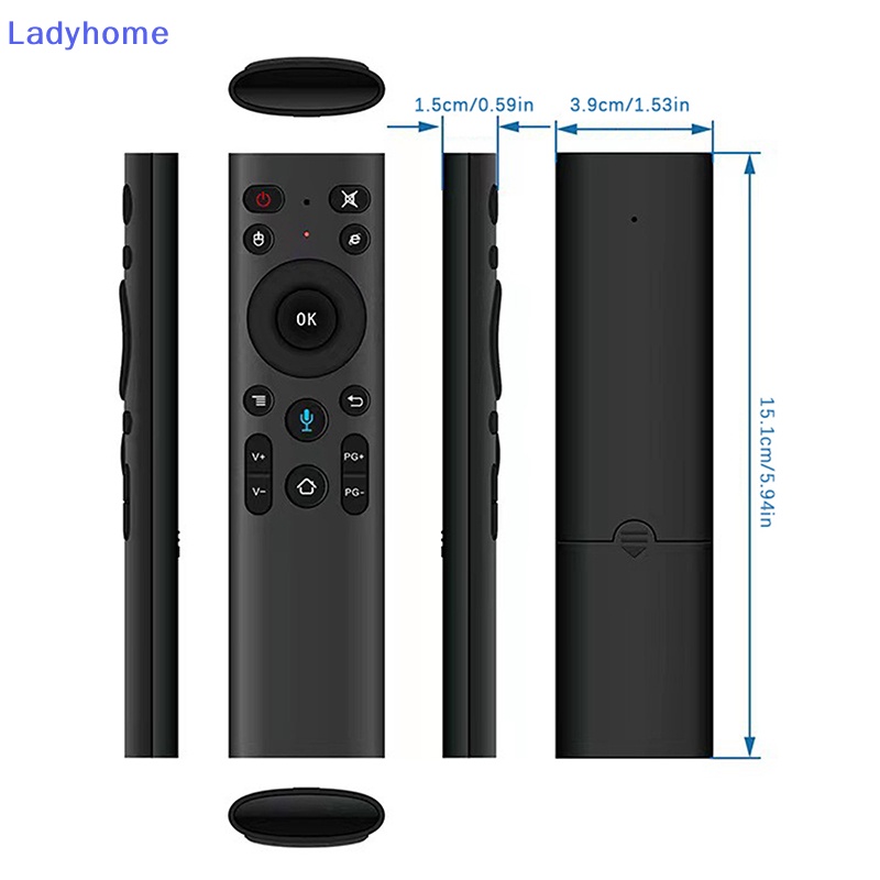 Chuột Không Dây 2.4G Q5 Con Quay Hồi Chuyển 3 Trục Điều Khiển Bằng Giọng Nói Với Đầu Nhận USB Cho Máy Tính