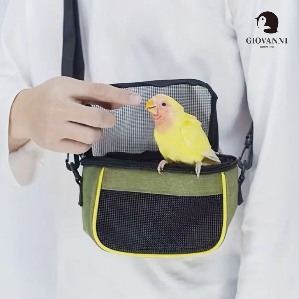 1 Túi Du Lịch Đeo Vai Đựng Chuột Thằn Lằn / Sóc / Heo Guinea Bằng Vải Oxford Thiết Thực