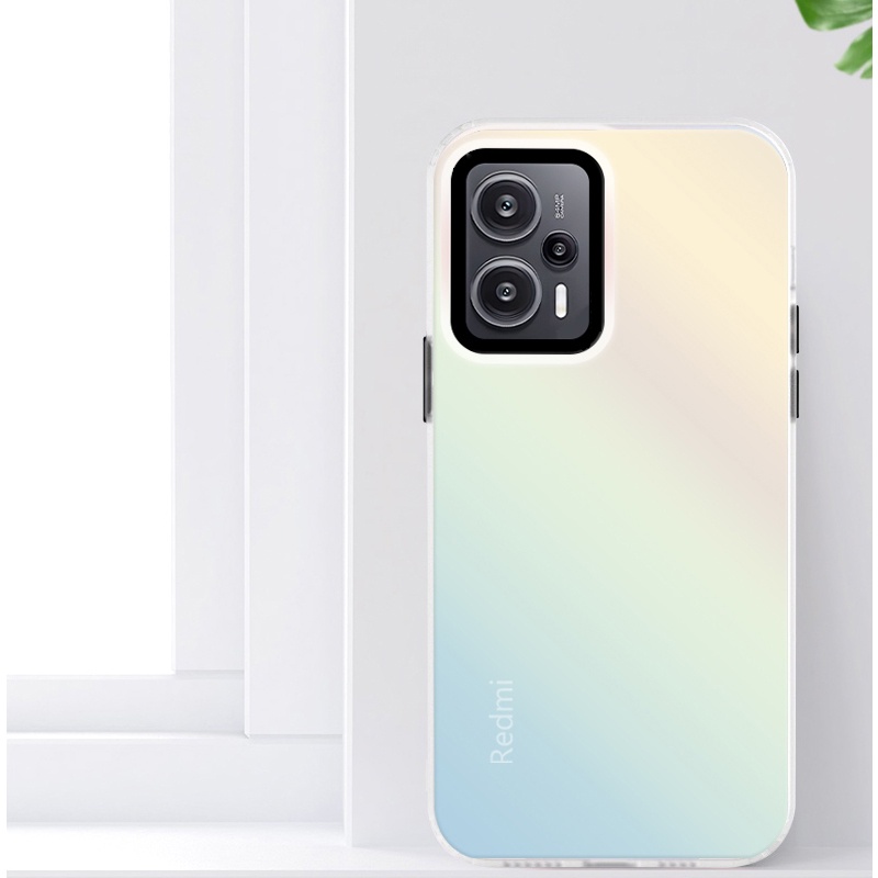 Ốp Điện Thoại Nhựa Acrylic Mặt Nhám Màu Gradient Cho Xiaomi Redmi Note 12 11 Pro 12S 11S 4G 5G
